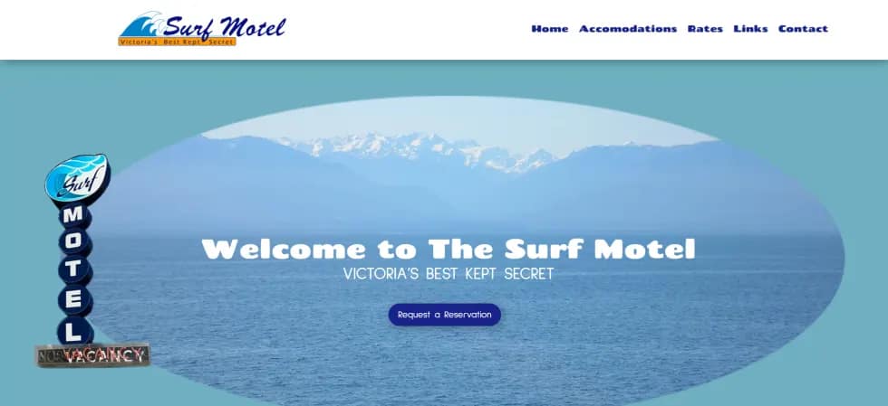 Surf Motel website project